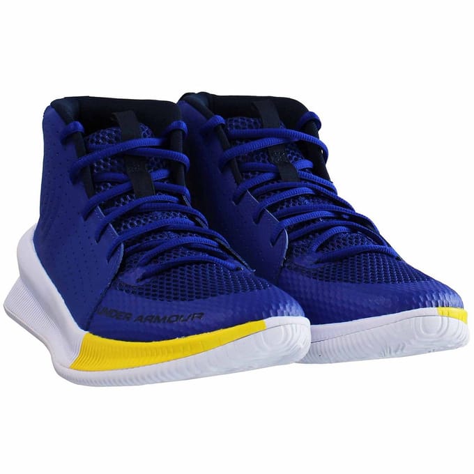 Under Armour Jet Heren Blauw Basketbal Schoenen