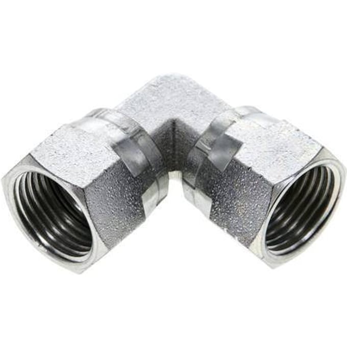 90Graden JIC Hoekfitting UNF 3/4''-16 Staal 275Bar (3863,75Psi)