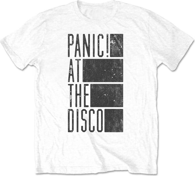 Panic! At The Disco - Bars Heren T-shirt - S - Wit