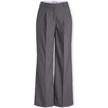 wide fit stoffen broek met viscose-aandeel model 'Ellis'