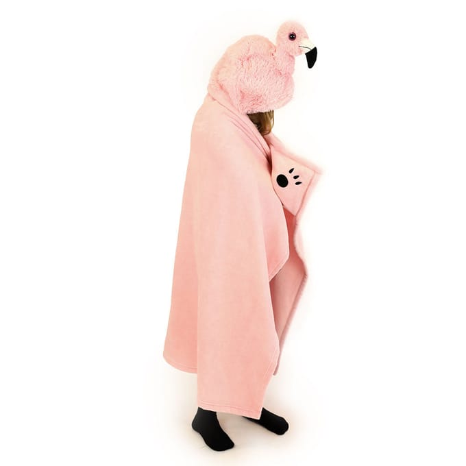 Cozy Noxxiez knuffeldeken Flamingo