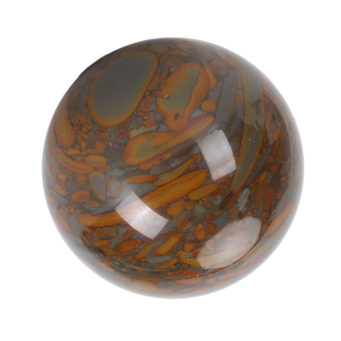 Chinese Gezondheidsbal 51mm Diameter Multifunctionele Chinese Gezondheidsoefening Stress Baoding Bal brown