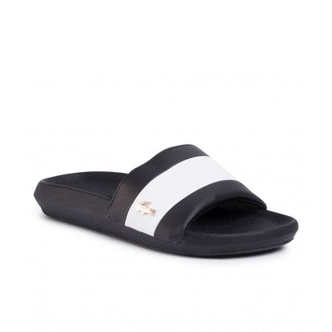 Lacoste Croco 120 3 Zwart Synthetisch Vrouwen Slider 39CFA0036 312