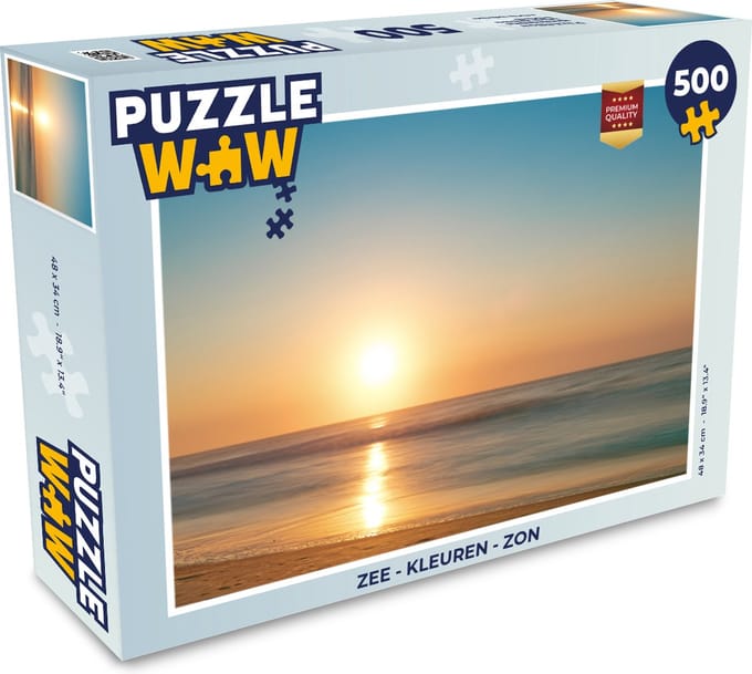 Puzzel Zee - Kleuren - Zon - Legpuzzel - Puzzel 500 stukjes