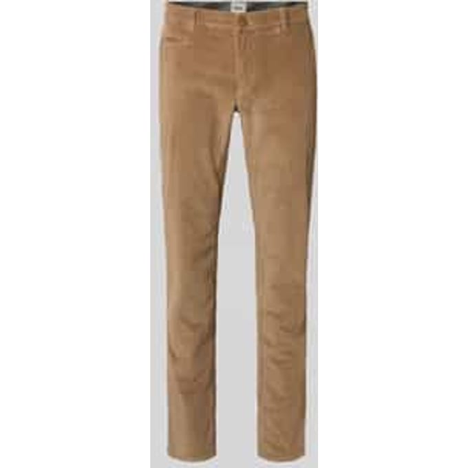 Slim fit corduroy broek met achterzakken, model 'Fabio'