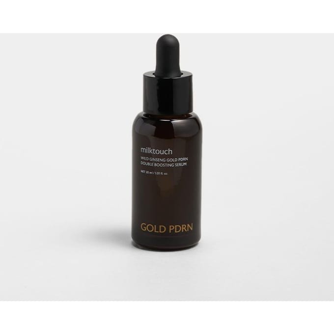 MILK TOUCH Sérum Double Booster Ginseng Sauvage Or PDRN (30 ml) black
