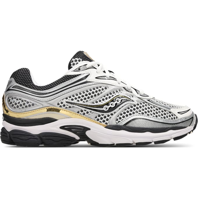 Saucony Progrid Omni 9 Sneakers Heren - Zilver - Maat 46.5 - Mesh/Synthetisch