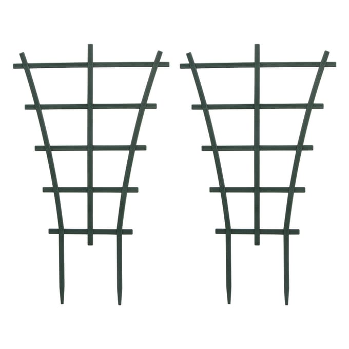 Support d'espalier en plastique pour plantes grimpantes black