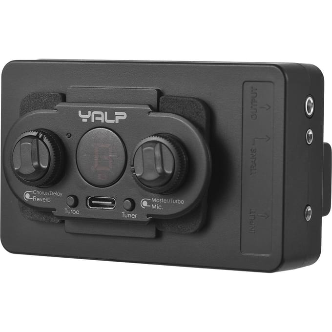 Gitaar Pickups 3 DSP Effecten Audio Vibratie Geluid Pickups met dezelfde Frequentie en Vibratie zwart
