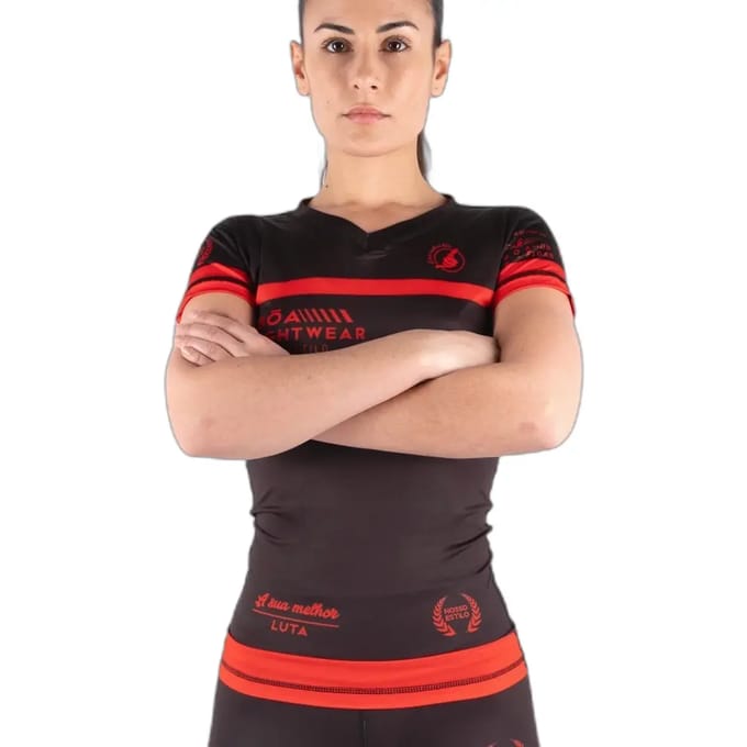 Dames-Rashguard Boa Fightwear Formula da Luta