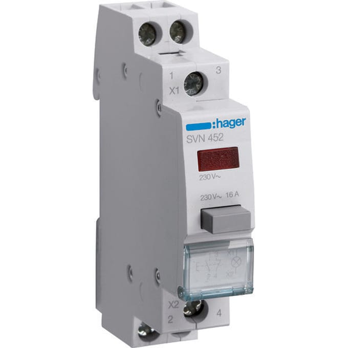 Hager Signaalmodules En Drukknoppen Modulaire Drukknop - SVN452