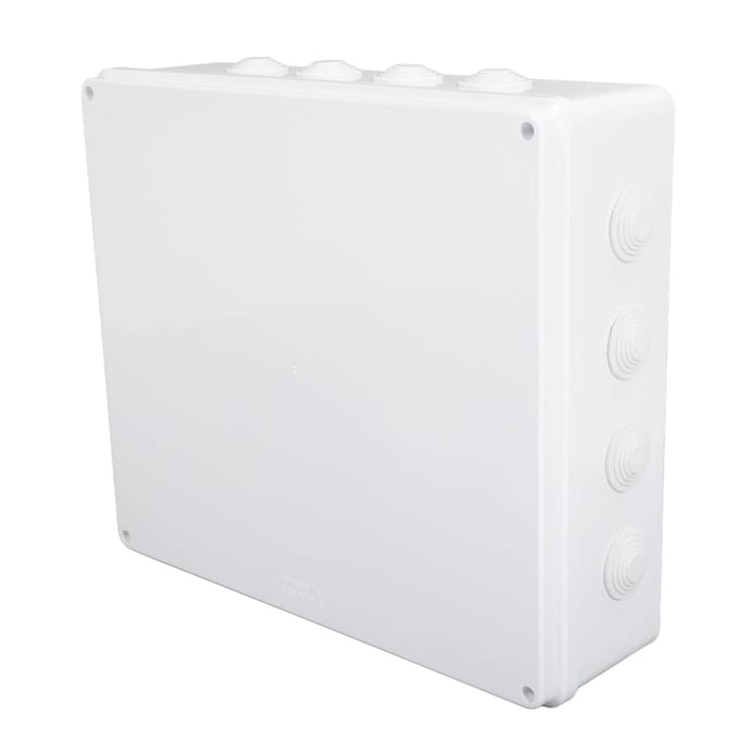 Elektrische Lasdoos ABS Waterdicht Voorgeboord Elektrische Projectbehuizing voor Binnen- en Buitengebruik 400 X 350 X 120mm