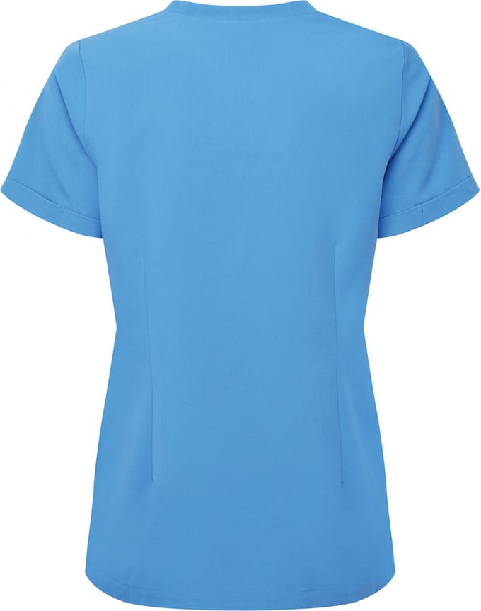 Schort/Tuniek/Werkblouse Dames M Onna Ceil blue 42% Polyester, 33% , 19% Viscose, 6% Elasthan