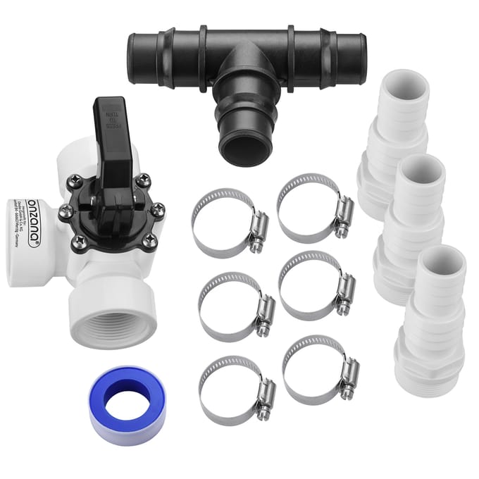 Monzana 12-delige Bypass-set Zwembadadapter Zwembad Accessoires