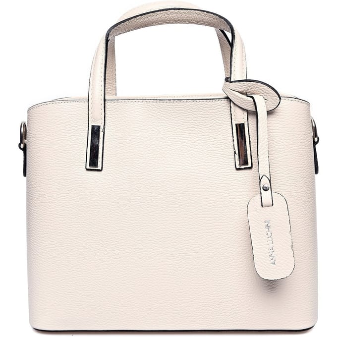 Anna Luchini Beige Rundleer Tas