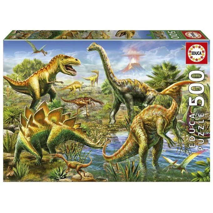 Educa Puzzel 500 stuks - Jurassic Hof