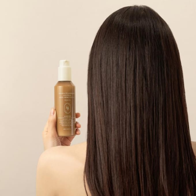 [HEVE BLUE] Salmon Pullkeratin Centella Hair Creme Essence 150ml brown