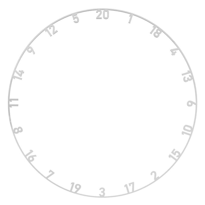 Bull's Metal Number Ring 3 Set