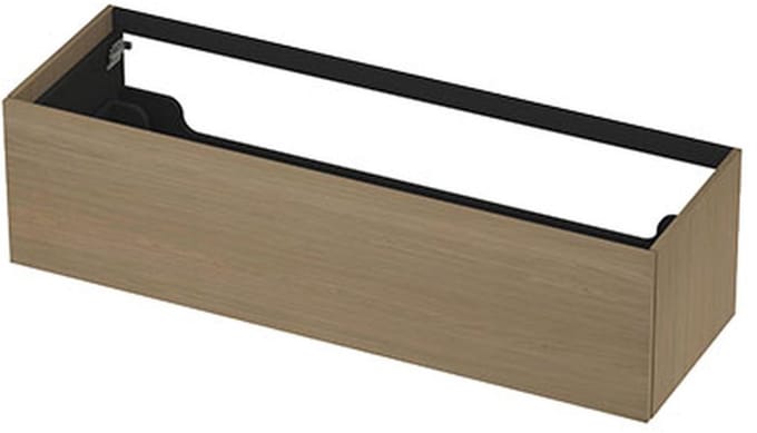 INK - Onderkast 1 Lade Push 2 Open Decor - 1400x450x376 Mm - Olijf Eiken