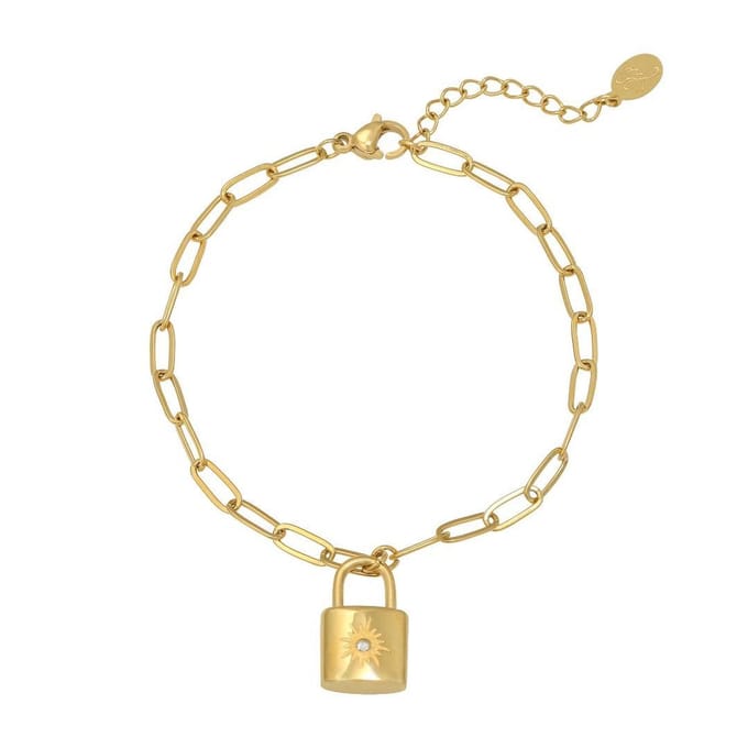 Armband Little Lock - Yehwang - Armband - One size - Goud