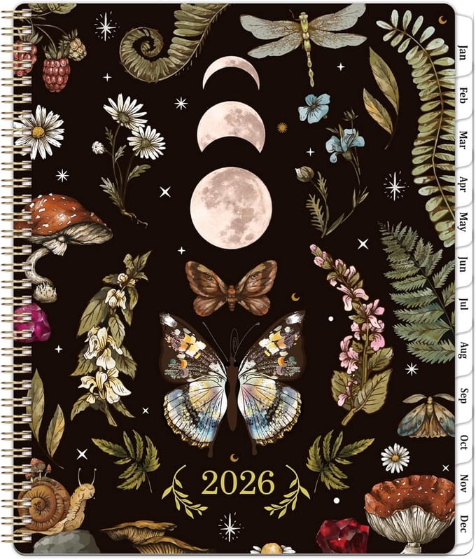 Wekelijkse en Maandelijkse Agenda 2026 - Groot Formaat Planner met Tabs en Binnenzak