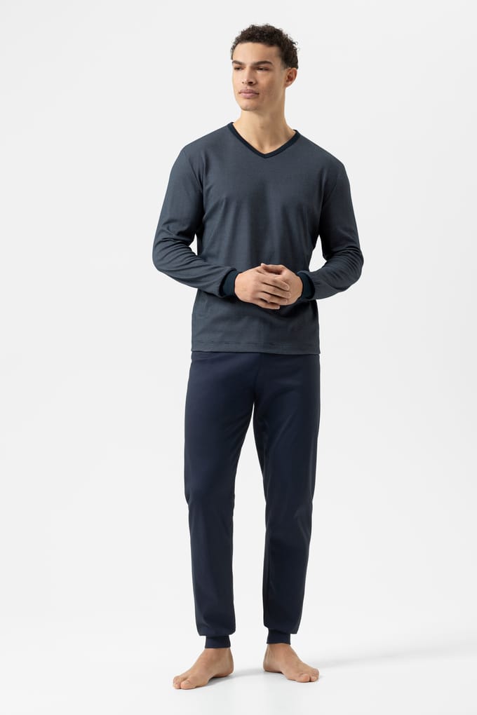 Lange pyjama Serie Bennison Yacht Blue