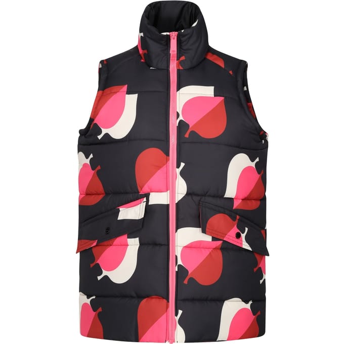 Regatta Dames/Dames Orla Kiely Elm Leaf Gilet (Schaduw/Roze)