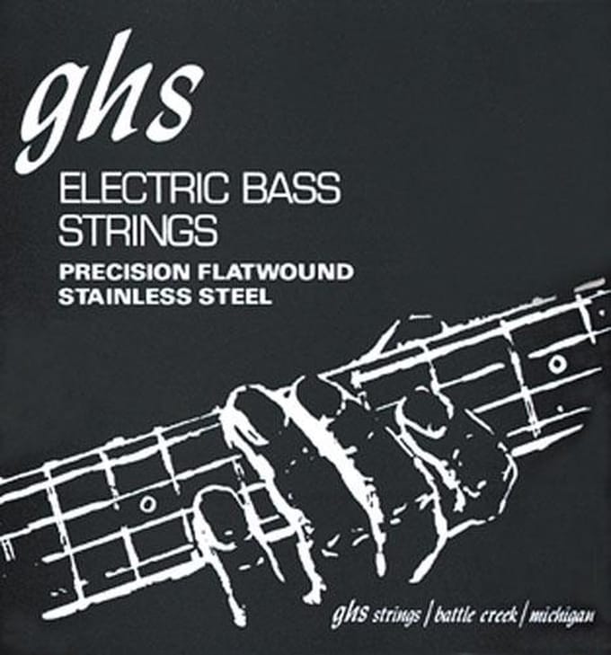 GHS M3075 Bass Brite Flats medium snarenset basgitaar