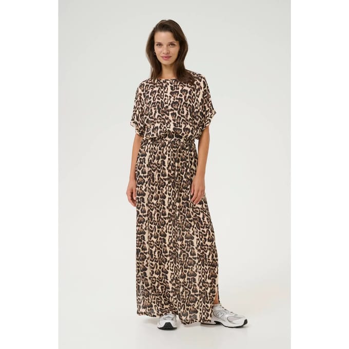 Kaffe KAamber SL Printed Dames Blouse - Maat 46