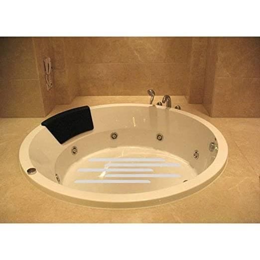 Bandes antidérapantes - Lot de 24 - Transparent - 2 cm x 20 cm - Prévention des chutes blanc