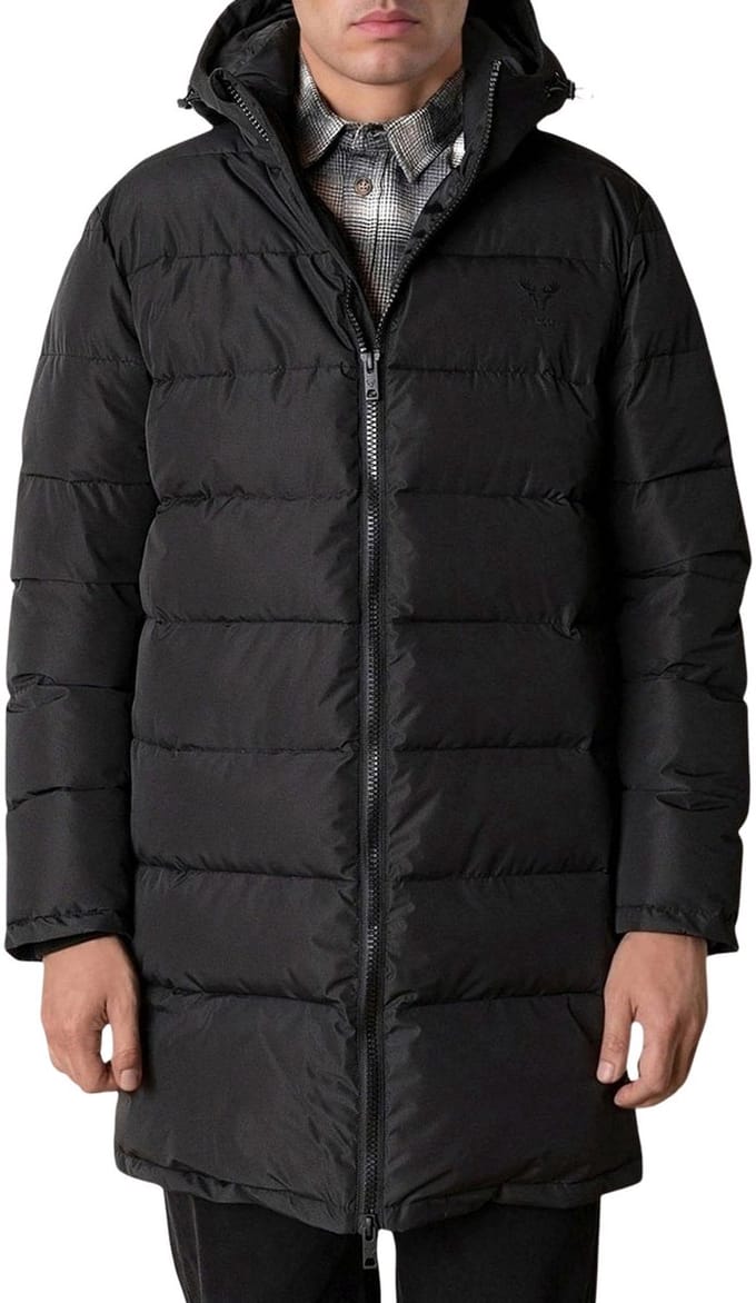 Fat Moose Liam Puffer Long Winterjas Heren - Maat S