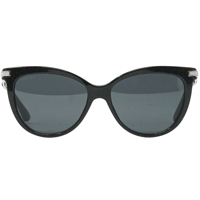 Jimmy Choo Axelle/G/S DXF zwarte zonnebril