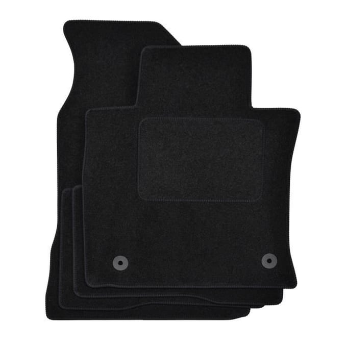 Tapis de sol - Ssangyong - Tivoli - Velours noir - 4 pièces - Ajustement précis