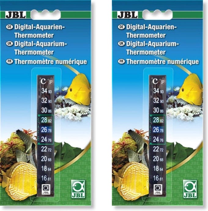 JBL Digitale Aquarium Thermometer 13 cm per 2 stuks