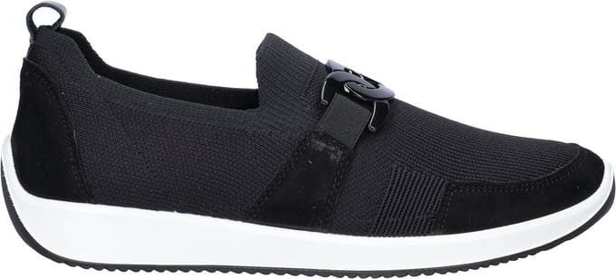 Ara Lissabon 4.0 dames instapper - Zwart - Maat 37,5
