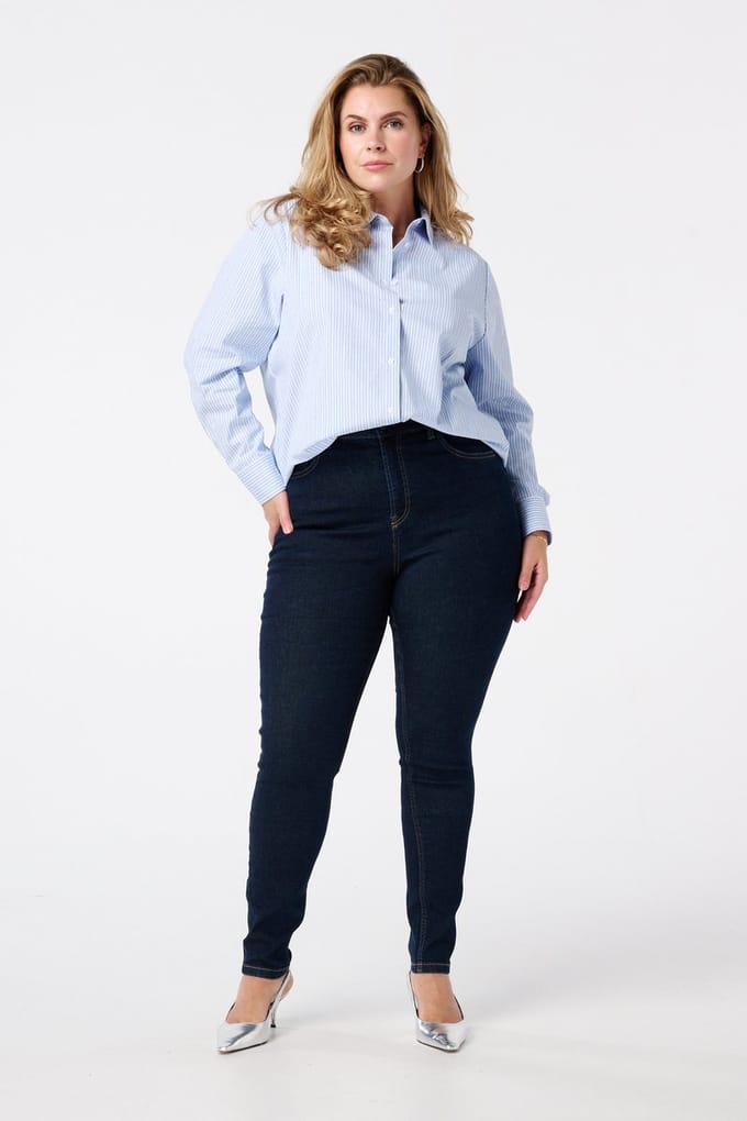 MS Mode Jeans Skinny leg high waist jeans CHERRY