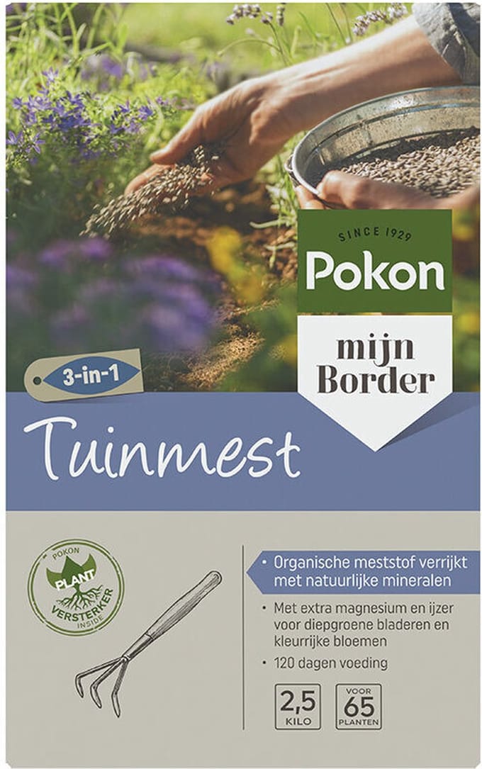 Pokon Tuinmest - 2,5kg - Meststof - 3-in-1 werking