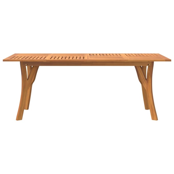 vidaXL - Tuintafel - 200x90x75 - cm - massief - acaciahout