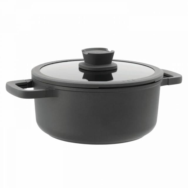 Kookpot antikleef Stone 24x11cm - Zwart - PFAS-vrij