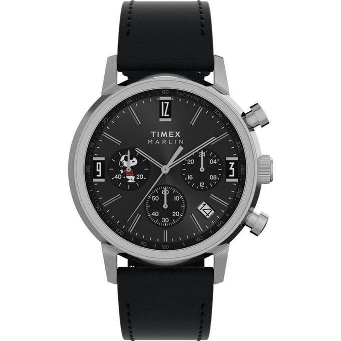 Timex X Peanuts TW2Y48500 Peanuts x Timex Marlin Chronograph Joe Cool Horloge