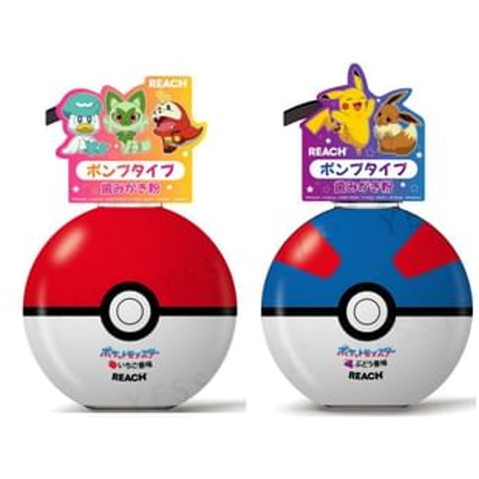 Ginza Stefany Tokyo - Pokemon REACH Kids Pump Toothpaste Gel Grape - 250g