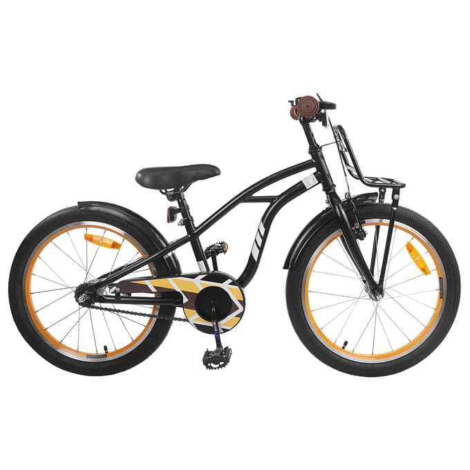 vidaXL - Kinderfiets - 20 - Inch - voor - 6-11 - jaar - oud - Zwart