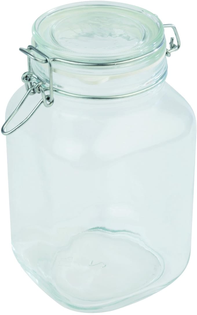 APS Voorraadpot - Bewaarpot - Glas - 12 x 12 cm - 2 Liter - Vaatwasserbestendig - Breukvast