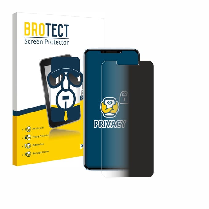 BROTECT - privacy screenprotector voor Huawei Nova 14i - Folie Beschermfolie Blauwlichtfilter