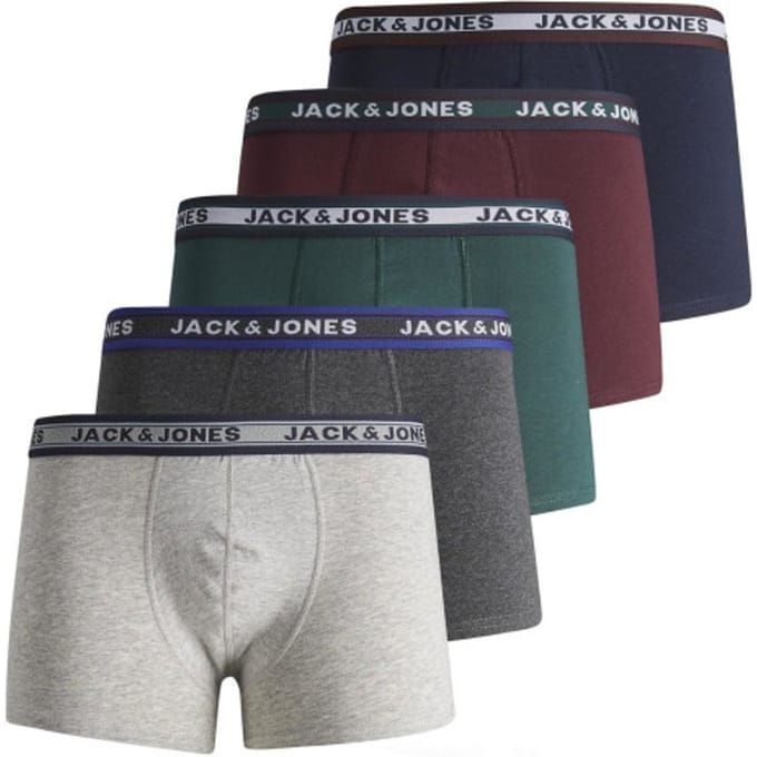 JACK & JONES- JACOLIVER TRUNKS 5 PACK NOOS JNR - Jongens - Trunks