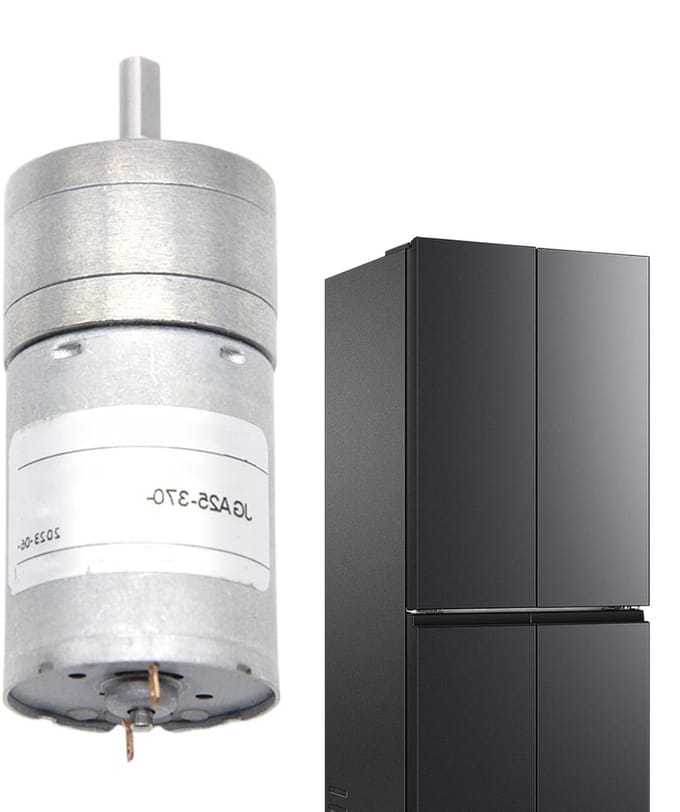 Gelijkstroommotor - Modelbouw motor - Hobby projecten - Hoog koppel - 4 mm as - Zilver