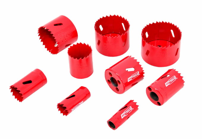 AWTOOLS - Gatenzaag - 40 mm - Bi-metaal HSS - Professionele prestaties - Universeel inzetbaar