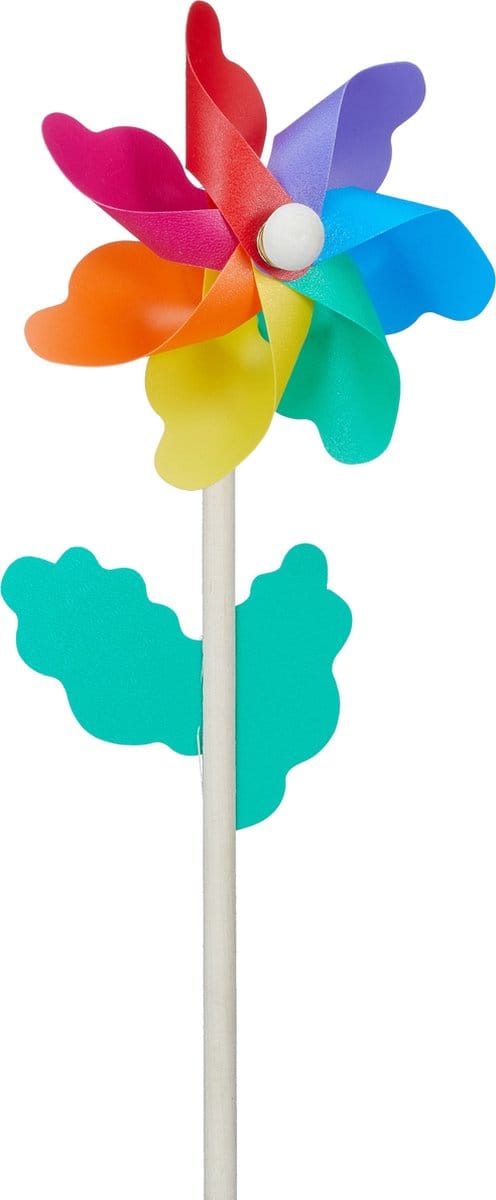 Cepewa Windmolen tuin/strand - Speelgoed - Multi kleuren - 30 cm