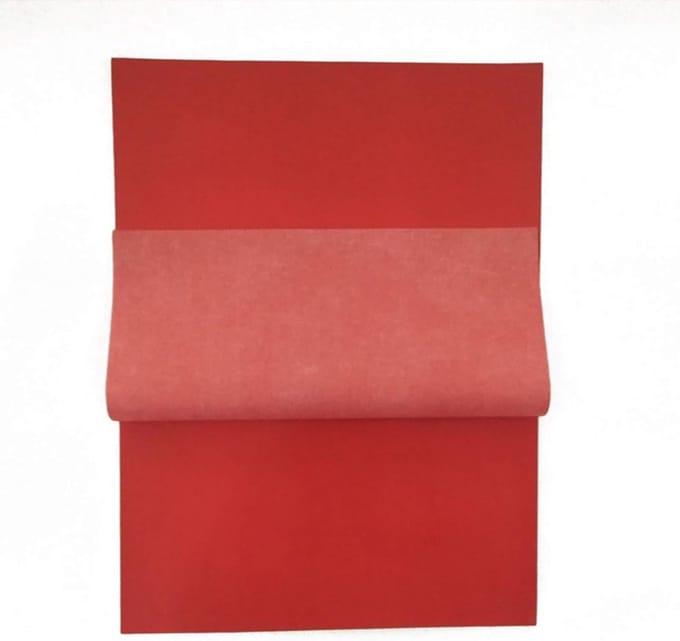 Rood carbonpapier 100 vellen