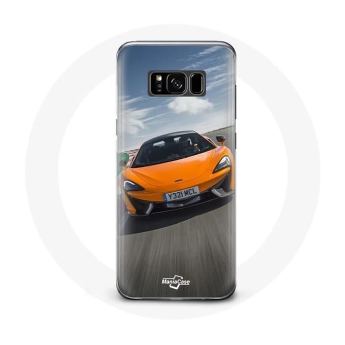 Coque pour Samsung Galaxy S8 plus Formule 1 McLaren Orange